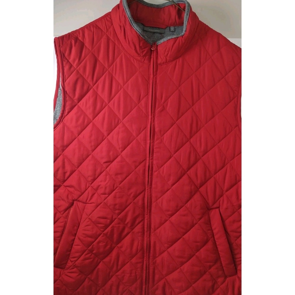 1888 Saddlebred Red Classic Vest Men XL Golf Walking